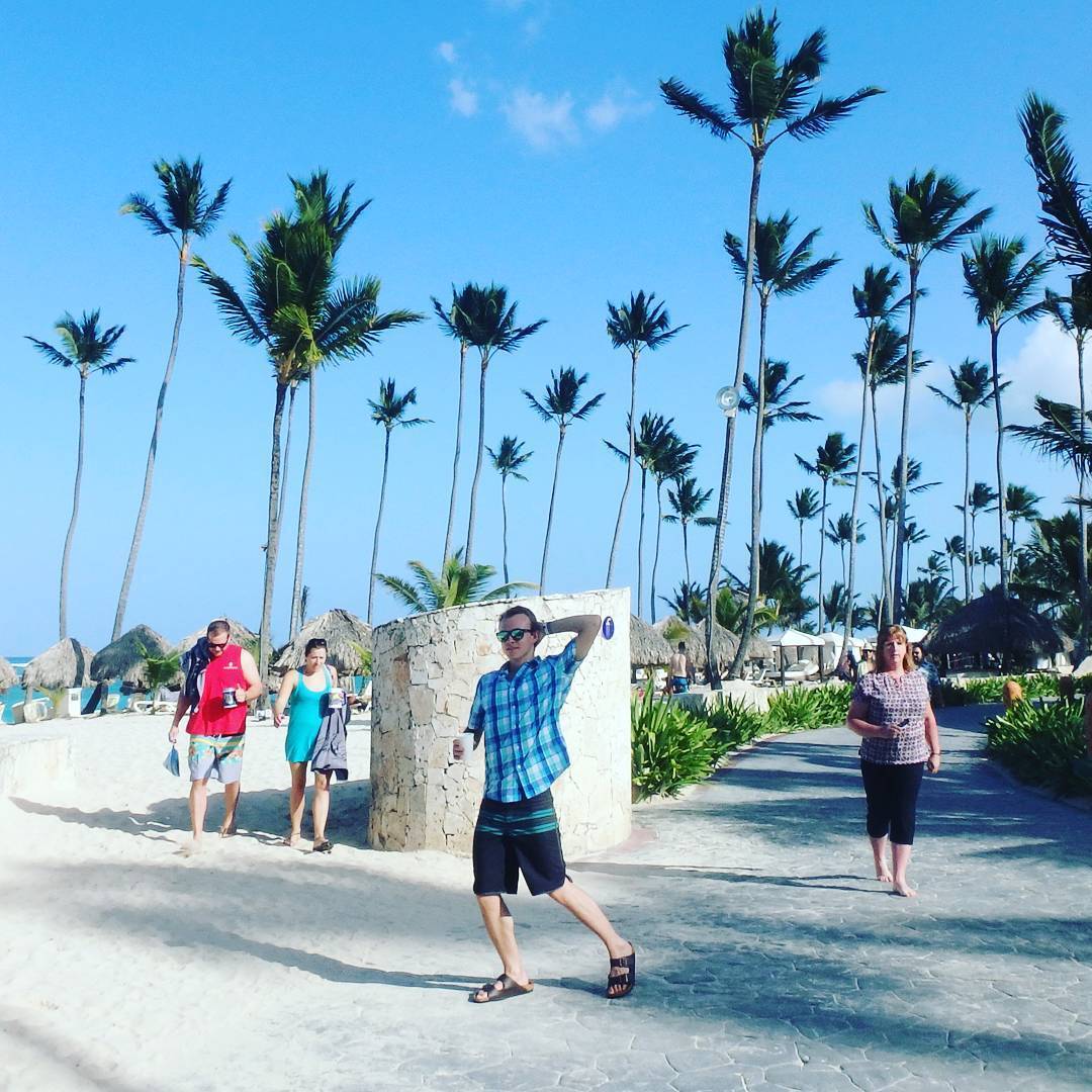 Posing in the Dominican