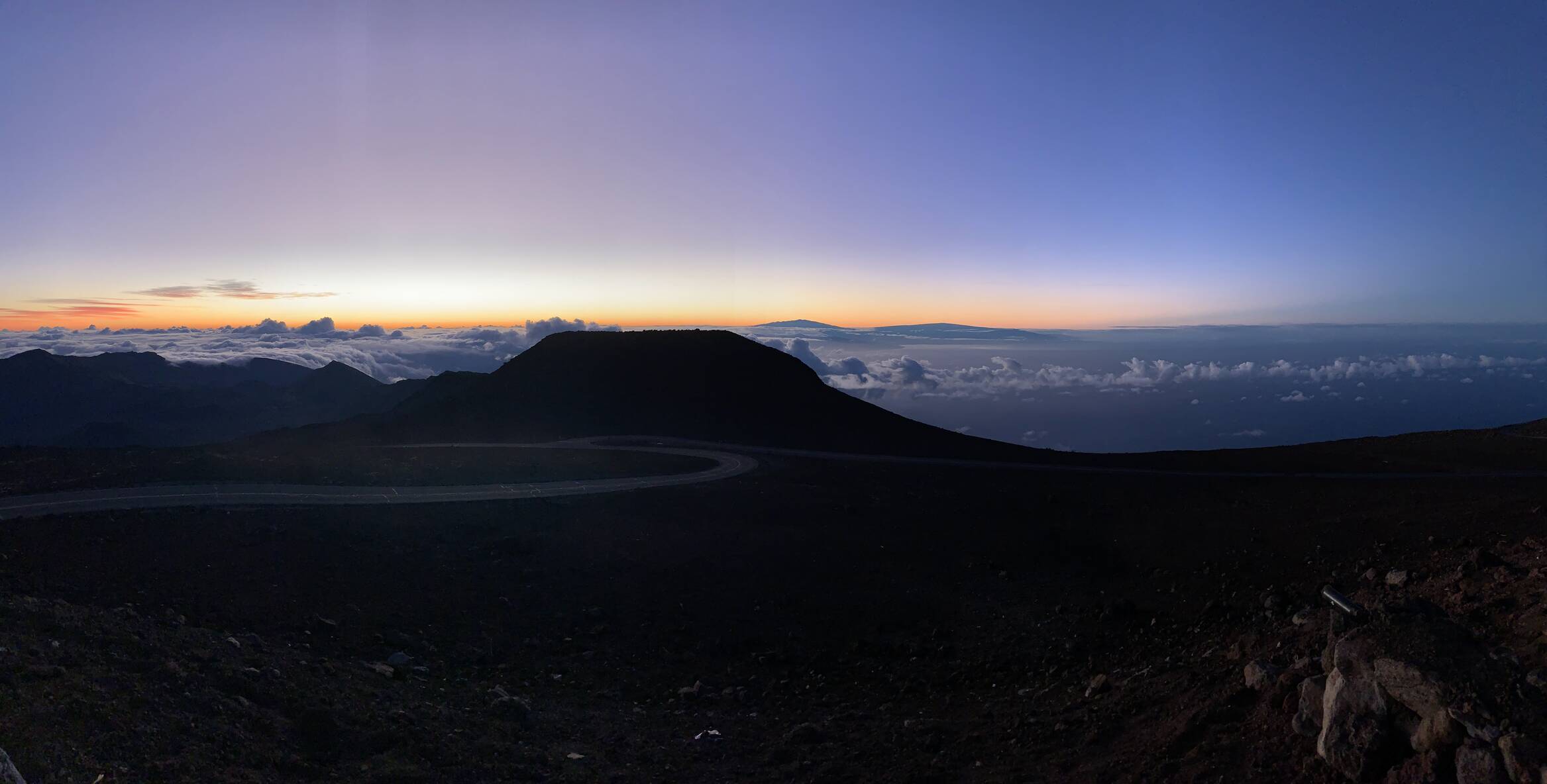 Hawaii's Haleakalā at sunrise